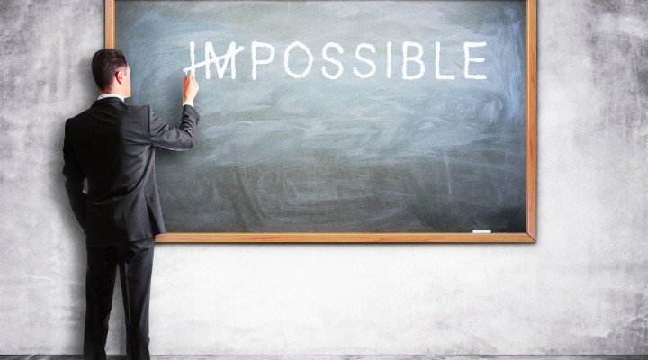 Esqueça as metas impossíveis Faça o que é possível